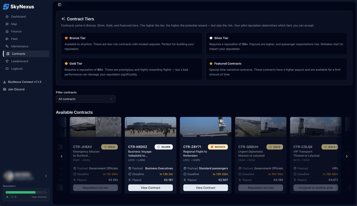 Contract-Based Flying